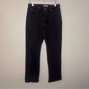 Riders Women’s Relaxed Fit Straight Leg Jeans Black size 10P